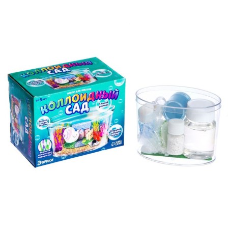 Set for experiments "Colloidal Garden", with a cute snail-1