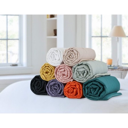 Blanket, size 160x220 cm, pink color-3