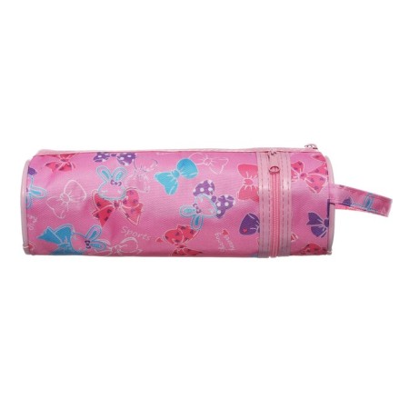 Penal - school tube, on the zipper "bows" pink-3