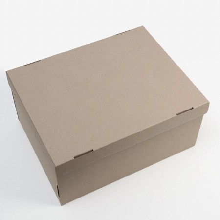 The box is folding, the lid is, brown, 37 x 28 x 18 cm-1