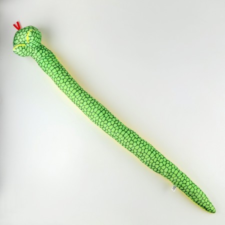 Soft toy "Snake", 100 cm, green color-3
