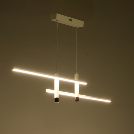 Lamp with DDD "Montana" LED 30W 3000-6000K white-gold 91x7x21 cm-7