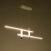 Lamp with DDD "Montana" LED 30W 3000-6000K white-gold 91x7x21 cm