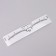 Stencils - stickers for eyebrow decoration, set - 10 pcs