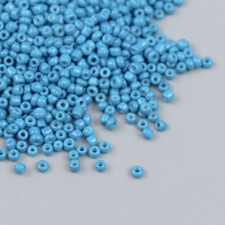 Glass beads 12/0 "deep blue" bright 450 g