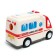 Developing toy "ambulance", light, sound effects, with accessories