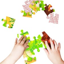 FIRST PUZZLE PAZL, Dinosaurus, 16 elements
