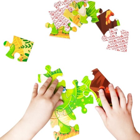 FIRST PUZZLE PAZL, Dinosaurus, 16 elements