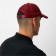 Baseball cap with minaku grid, burgundy color, size 56-58