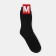 Socks male terry, black color, size 27