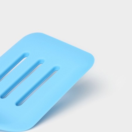 Lum spatula with slots "luxury", 29.5 × 8 × 3 cm, blue color-5