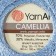 Yarn "Camelia" 70% polyester, 30% lurers 190m/25 ± 5g (417 blue)