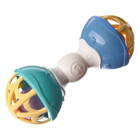 The rattle "Gantelka", with elastic elements, crush me-4