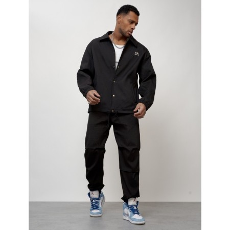 Sports suit men's, size 52, black color-8