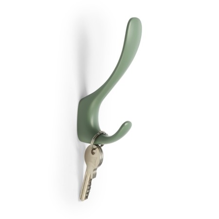 Furniture hook Cappio Heel Light, two -rod, green color-2