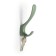 Furniture hook Cappio Heel Light, two -rod, green color