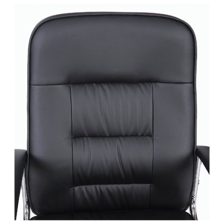 Brabix armchair "Bit EX-550", chrome, eco-leather, black-6