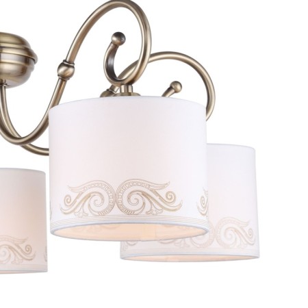 Romani chandelier, 5x40W E14, bronze color-3