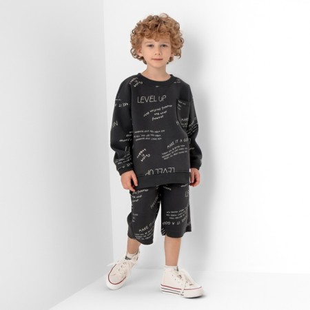Children's shorts KAFTAN LEVEL UP p. 34 (122-128 cm), gray-3