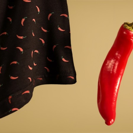 Cowards men's boxers kaftan "peppers", color black size 56-1