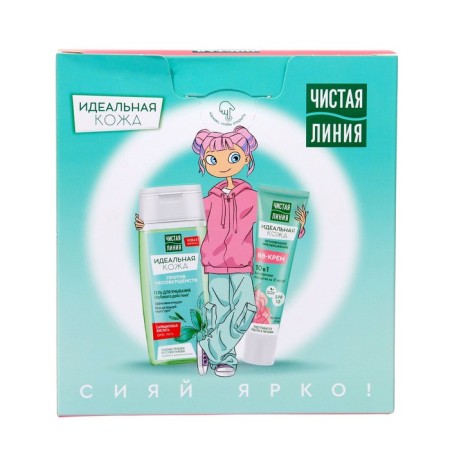 Gift set Pure line: BB cream 10 in 1, 40 ml + washing gel, 100 ml-1
