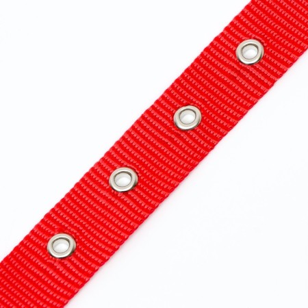 A metal collar weaved with a nylon insert, 60 cm x 3 mm-6