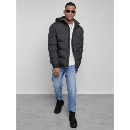 Sports male winter, size 56, black color-12
