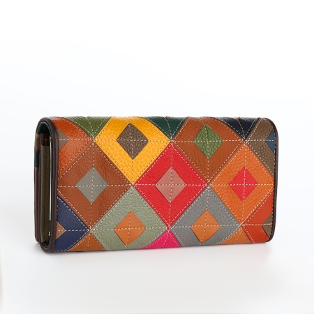 Women's wallet on magnets, colorful color-1