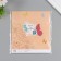 Scrapbooking paper "Butterflies with flowers" density 180 grams set 10 pcs 15.5x17 cm