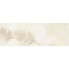 CHANCE wall insert of light-beige leaves 25x75