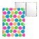 A4 folder on a spiral with 20 transparent Buttons liners, embossing - sand, thickness 550 μm