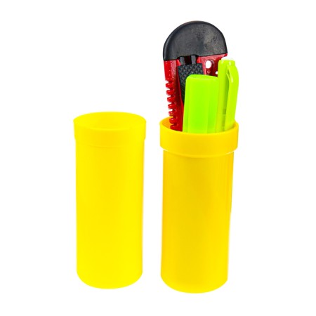 Penal-tubus (40 x 215 mm) Calligrata, plastic, yellow-1