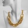 The necklace "chain" is exclusive, color gold, 45 cm