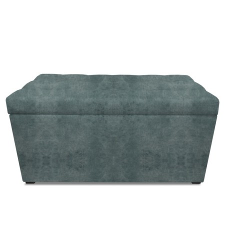 Puff with a lid and weight, 800 × 400 × 420 mm, Dakota velor, Mint color-3