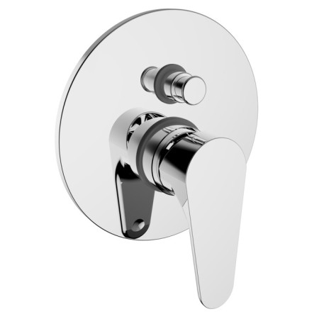 Loading decorative panel for a bath/shower Zipponi Zen, with a lever, color chromium
