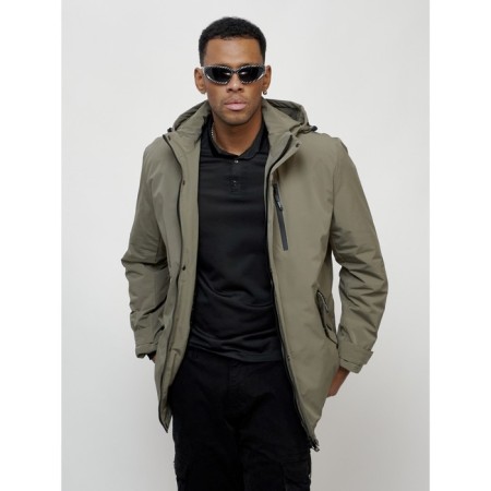 Male park, size 58, gray color-10