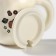 Ceramic mug with a spoon "Bear", 450 ml, beige color