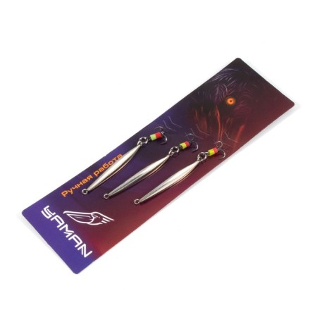 Vertical "Yaman" arrow with a tee, size 40 mm, 2.7 g, color nickel-4