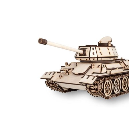 Wooden designer 3D EWA "T-34 tank"-11