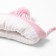 Children's hat minku, size 46-48, pale pink color