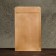 Zip-Lock package, craft, with a flat bottom, a rectangular window, 14 x 24 cm