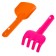Sand set No. 119: bucket 0.6 l, sieve, blade 19 cm, rake, 1 boat small