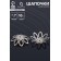 Hats for beads (set 10 pcs.) SM-075, 2 × 24 mm, silver color