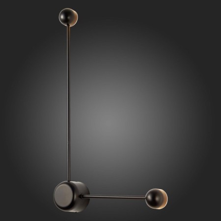 Wall lamp ST LUCE. SL6003.401.02. 2x4 W, LED, 4000K, 480 LM, 70x40 cm, black color-3