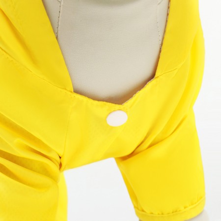 Combiason for dogs, demi -season with a lining, size L (DS 32, OG 48 cm), yellow-8