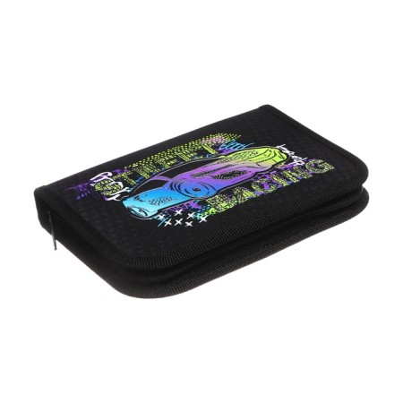 Penal 1 section 130 x 190 x 30 mm, with a folding bar, PCT 07-22-19 "Auto" laminated cardboard, drawing with a metallic effect-1