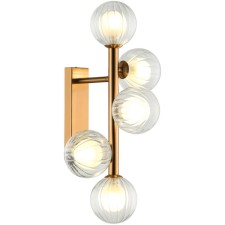 Wall lamp Shardin 5xg9 LED 28x26.5x50.5 cm, bronze color