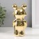Souvenir ceramics "Mishka-cosmonaut" gold 8x6x18 cm
