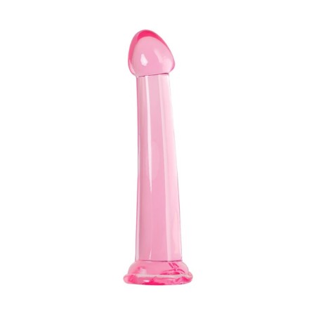 Unrealistic phallimitator Jelly Dildo L Toyfa Basic, TPE, Pink, 20 cm-1