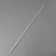 Universal cornice, sliding 40-70 cm, white color